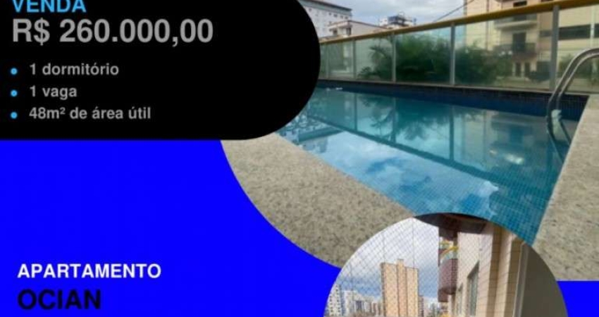 BAIXOU DE 280 MIL POR 260 MIL A VISTA - 1 DORM COM SACADA + LAZER + ELEVADOR POR APENAS...