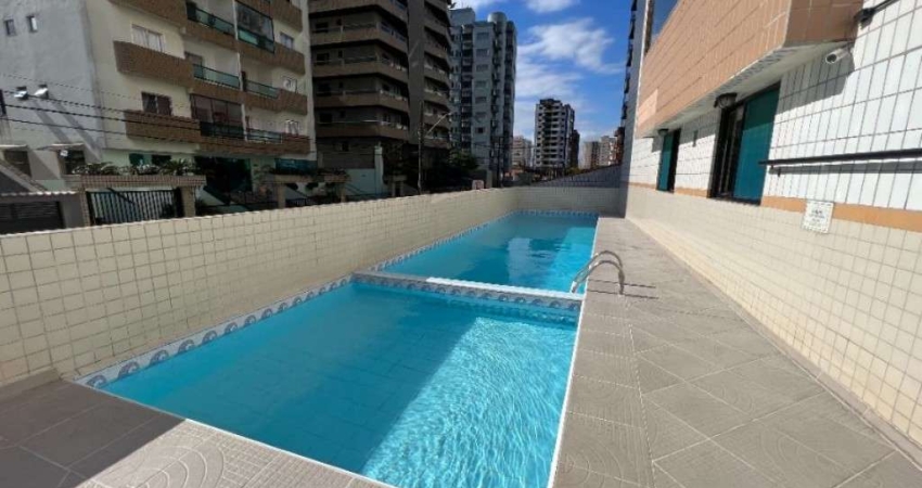 APTO 1 DORM, REFORMADO, PISCINA, 300 METROS DA PRAIA APENAS R$265 MIL.