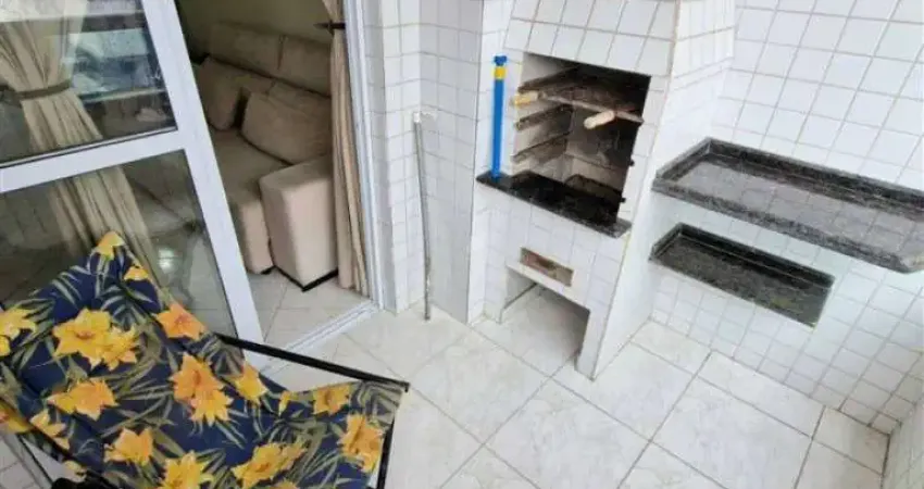 Apartamento de 1 dorm em prédio frente mar - churrasqueira a carvão!