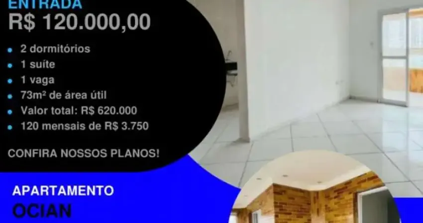PRONTO PARA MORAR! 2 QUADRAS DO MAR - 120 MIL DE ENTRADA É CHAVES NA MÃO - FACILITADO COM A CONSTRUTORA