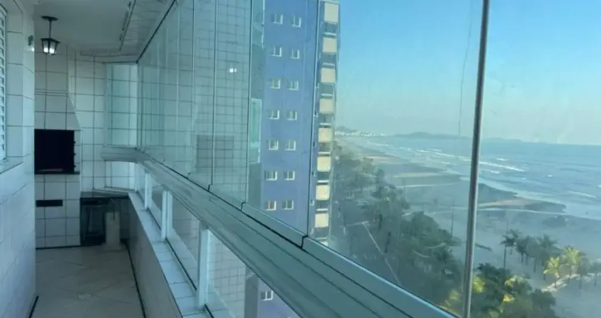 Apartamento 2 dormitórios frente mar com vista total e imperdível