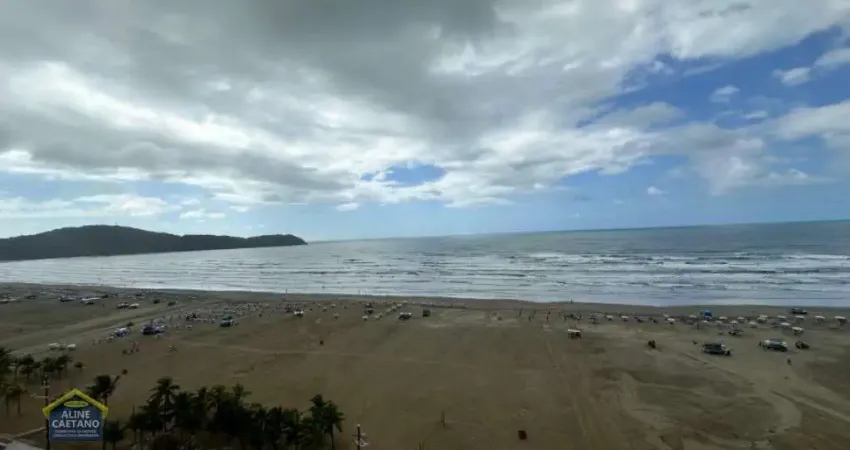 Final de ano frente mar em 3 dormitórios na guilhermina com vista mar