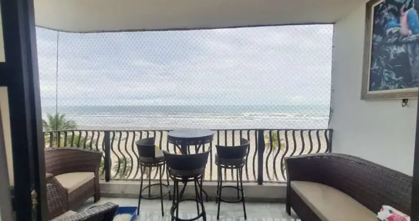 Maravihoso apto vista mar frontal  c/ 3 suítes e 2 vagas privativas