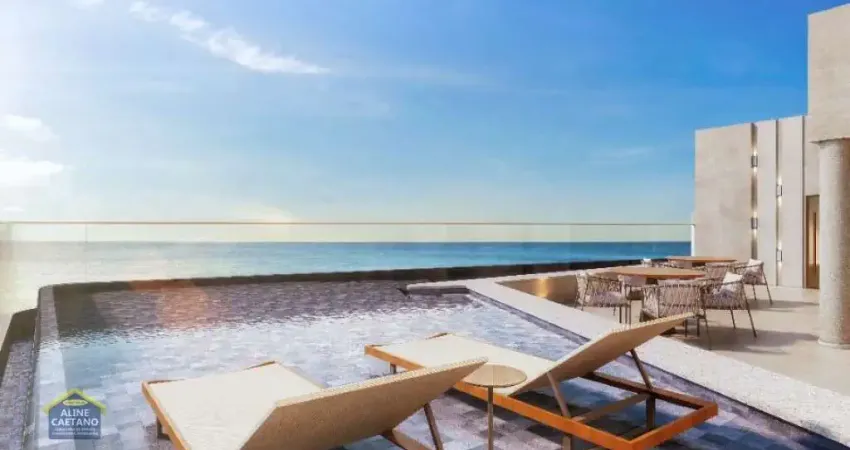 Lançamento frente mar alto padrão na aviação 3 suítes, 2 vagas de garagem privativas!!