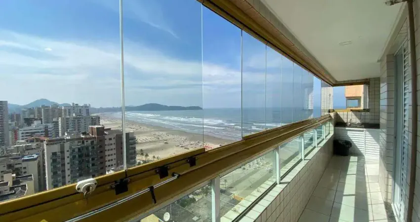 Apartamento com 2 dorms 2 vagas em prédio frente mar com lazer completo! financia!