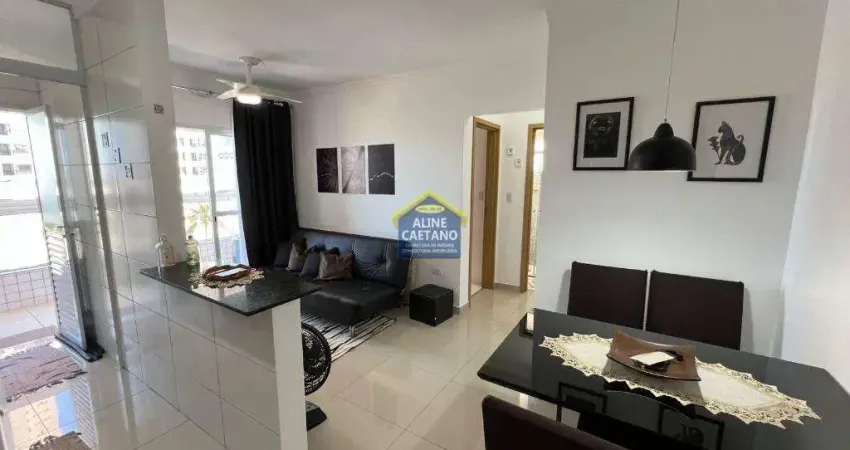 Lindo apartamento com 1 dorm e varanda gourmet com vista mar - financia!