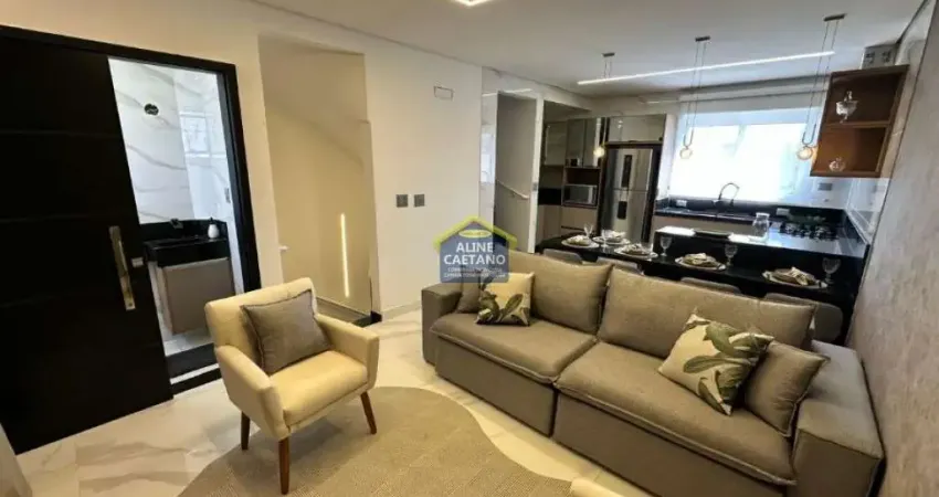 Triplex sobrado de condomínio, 02 suítes, churrasqueira - financia!!