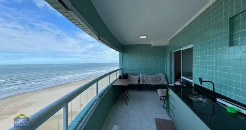 Prédio frente mar!! apto mobiliado, 03 dorms, guilhermina!