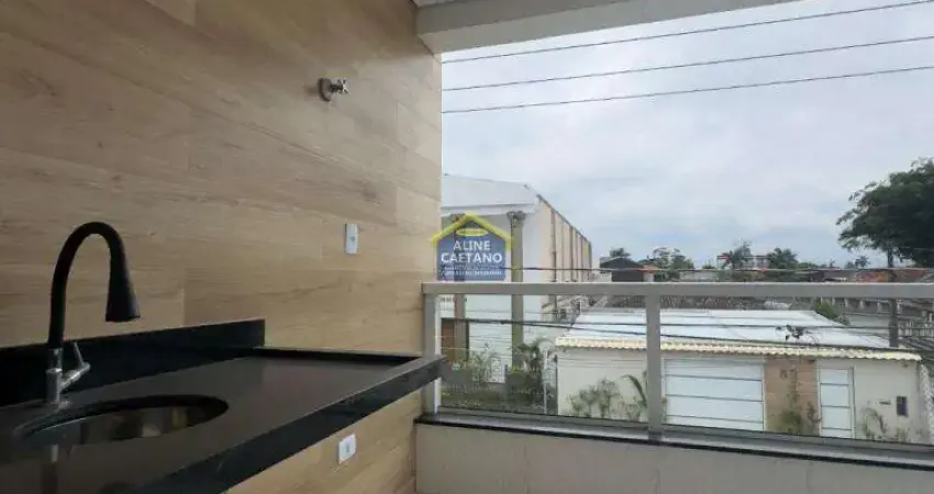Lindo sobrado duplex novo de condomínio com varanda gourmet e vaga livre!!
