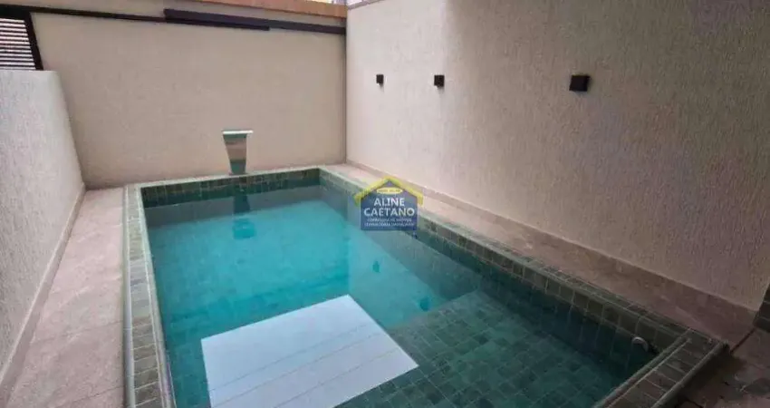 Sobrado triplex com 2 suítes 1 vaga privativa na tupi - 250mts da praia! financia!