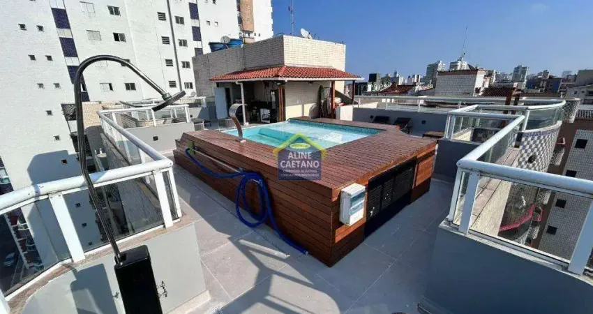 Final de ano na praia! cobertura ampla e linda com 3 dormitórios na tupi!!