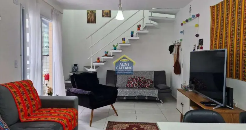 Lindo apartamento duplex com 1 dorm - 58,0mts útil - 2 vagas de garagem! financia!