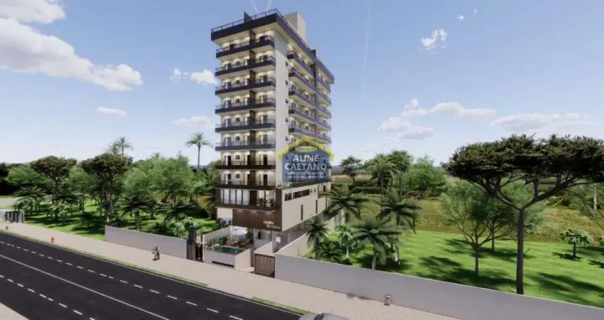 02 dorms, sendo 01 suíte, 01 vaga, parcela direto no canto do forte!