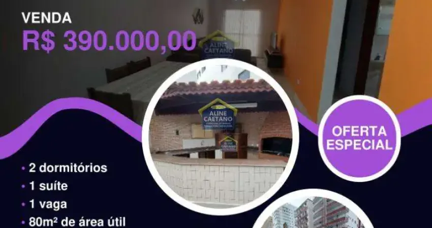 Final de ano na praia!! apartamento 2 dorms com sacada colado da feirinha..