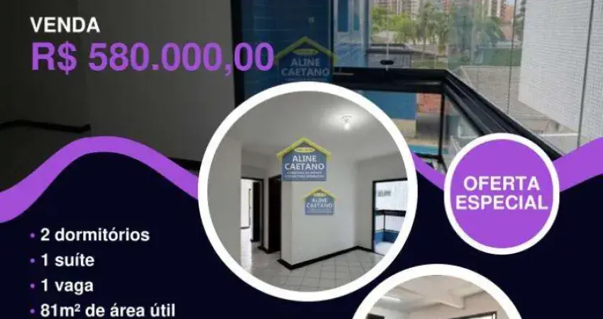 Final de ano na praia apartamento amplo 2 dorms com sacadas no forte a 250 metros do mar.