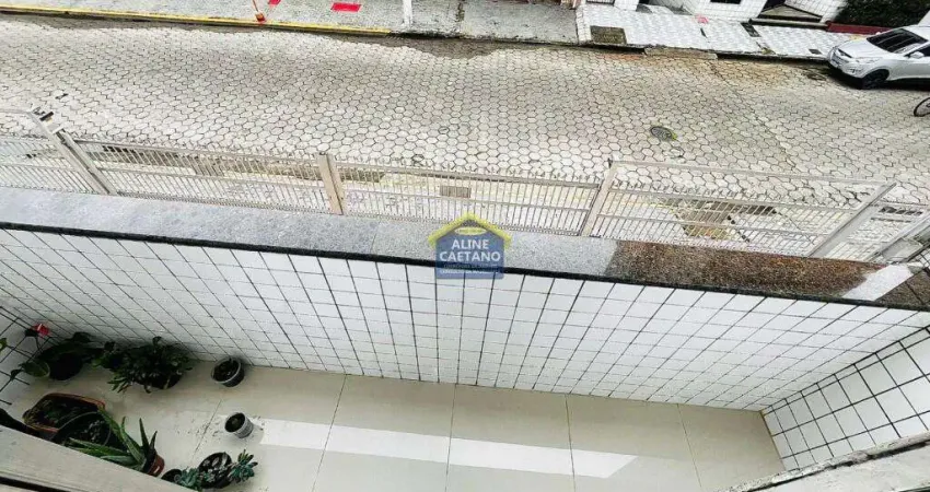 Apto 2 dorms varanda frente rua - apenas 250mts da praia e financia!