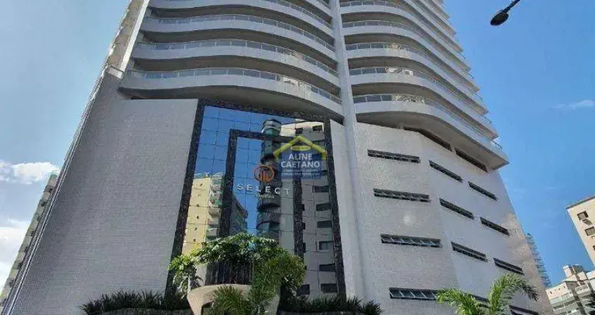 Maravilhoso apartamento alto padrão à venda no canto do forte - 3 quartos e sacada gourmet