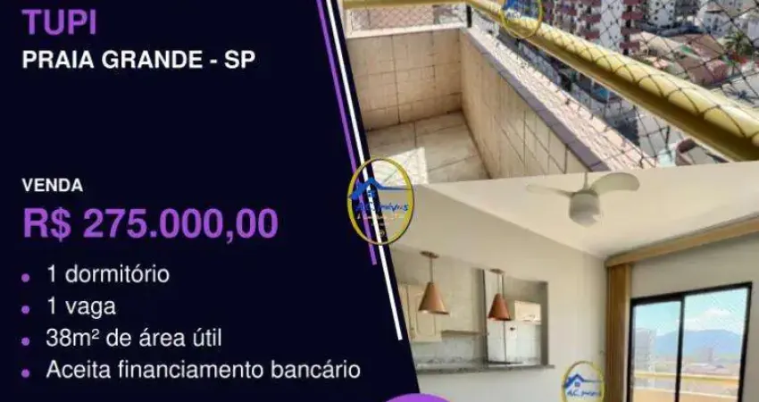 Final de ano na praia! vende rápido viu - 1 dorm sacada e lazer!