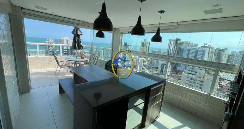 Cobertura de luxo com vista mar e piscina privativa na guilhermina – 370m² de sofisticação