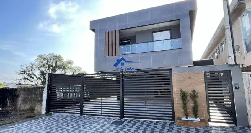 Oportunidade!! Sobrado Novo, 02 dorms e Churrasqueira! Financia!