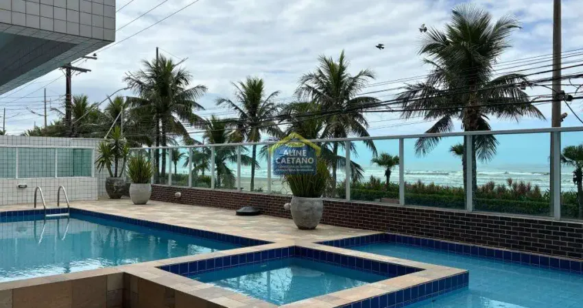 3 dorms frente ao mar, r$ 338 mil entrada, direto com construtor!