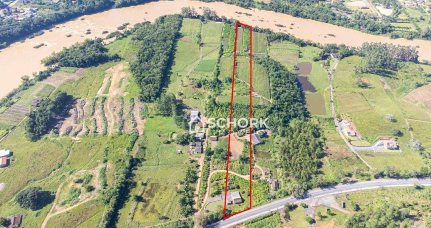 Terreno à venda, 21430 m² por R$ 1.590.000,00 - Rio Morto - Rodeio/SC