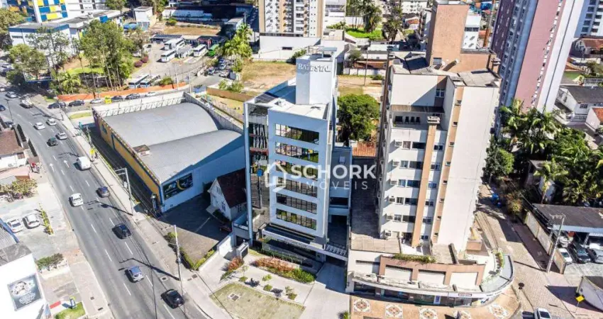 Apartamento com 1 dormitório à venda, 71 m² por r$ 464.136 - victor konder - blumenau/sc - skyline blue