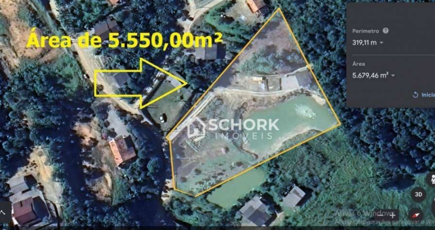 Sítio com 1 dormitório à venda, 5600 m² por R$ 400.000,00 - Barracão - Gaspar/SC