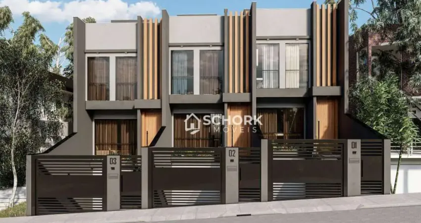 Sobrado com 3 dormitórios à venda, 138 m² por R$ 760.000,00 - Água Verde - Blumenau/SC