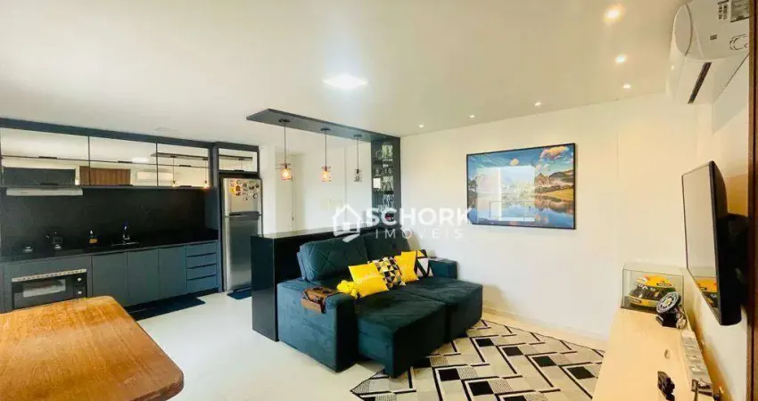 Apartamento com 2 dormitórios à venda, 71 m² por r$ 374.990,00 - itoupava central - blumenau/sc
