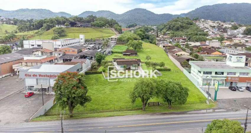 Terreno à venda, 13557 m² por r$ 11.500.000,00 - itoupava central - blumenau/sc