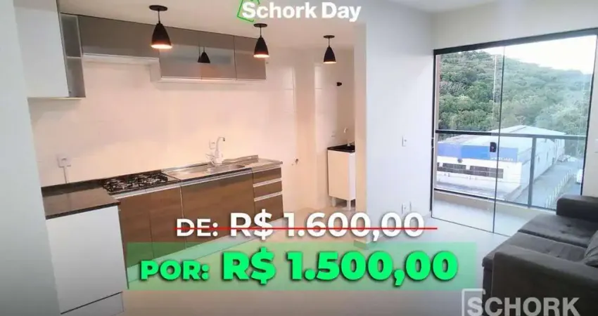 Apartamento com 2 dormitórios para alugar, 52 m² por r$ 1.838,15/mês - badenfurt - blumenau/sc