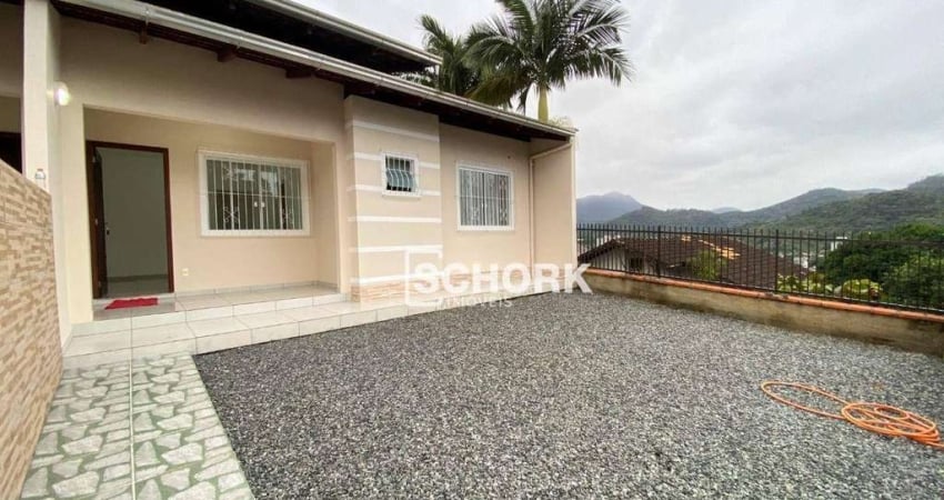 Casa com 2 dormitórios para alugar, 70 m² por r$ 1.761,68/mês - itoupava central - blumenau/sc