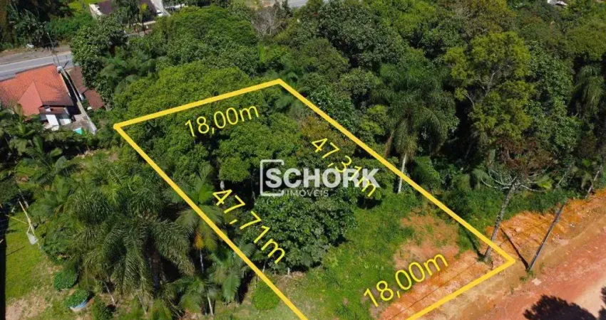 Terreno à venda, 855 m² por R$ 300.000,00 - Quintino - Timbó/SC