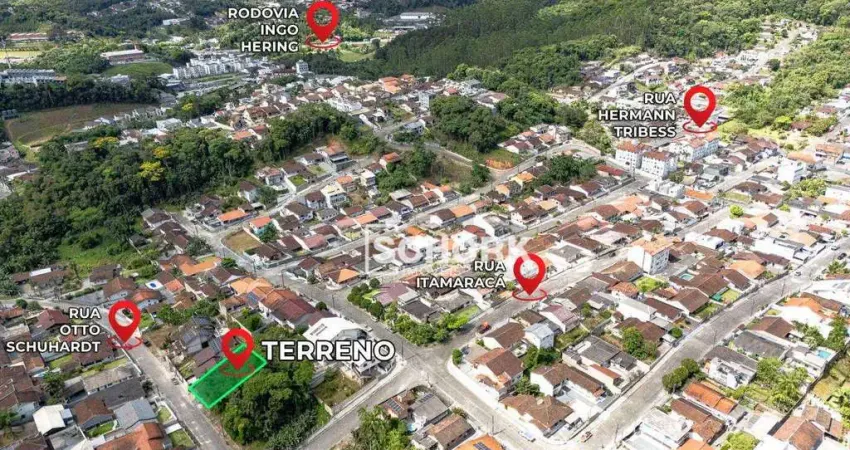 Terreno à venda, 377 m² por r$ 288.000,00 - fortaleza - blumenau/sc