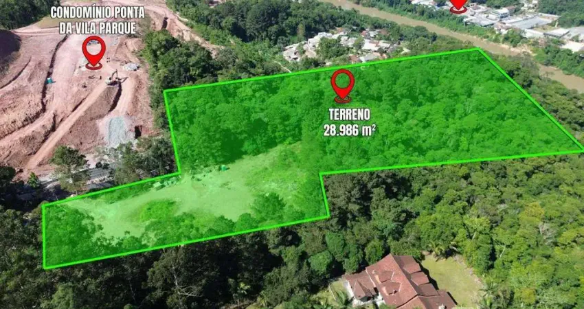 Terreno à venda, 28967 m² por R$ 6.400.000,00 - Ponta Aguda - Blumenau/SC