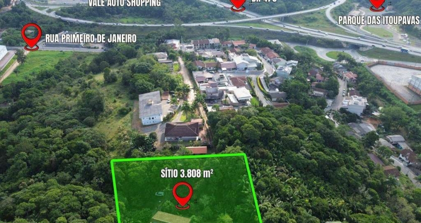 Sítio com 3 dormitórios à venda, 3808 m² por R$ 750.000,00 - Fortaleza - Blumenau/SC