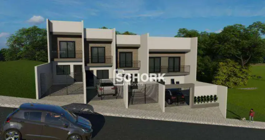 Sobrado com 3 dormitórios à venda, 134 m² por R$ 595.000,00 - Fortaleza - Blumenau/SC