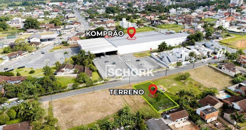 Terreno à venda, 564 m² por r$ 285.000,00 - das nações - timbó/sc