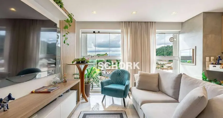 Apartamento com 3 dormitórios à venda, 88 m² por R$ 750.000,00 - Água Verde - Blumenau/SC