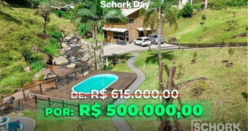 Casa com 7 dormitórios à venda, 220 m² por r$ 500.000,00 - cedro alto - rio dos cedros/sc
