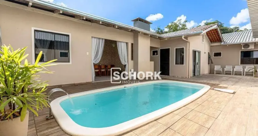 Casa com 4 dormitórios à venda, 239 m² por r$ 1.400.000,00 - salto - blumenau/sc