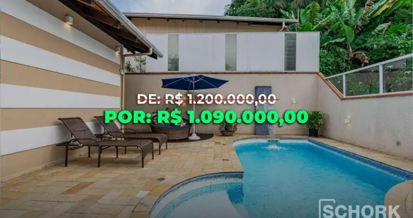 Casa com 3 dormitórios à venda, 184 m² por R$ 1.090.000,00 - Água Verde - Blumenau/SC