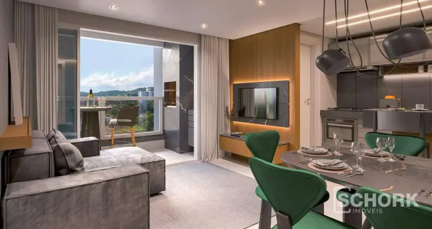 Apartamento com 2 dormitórios à venda, 66 m² por r$ 463.246,00 - velha - blumenau/sc