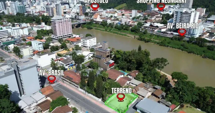 Terreno à venda, 360 m² por r$ 750.000,00 - ponta aguda - blumenau/sc
