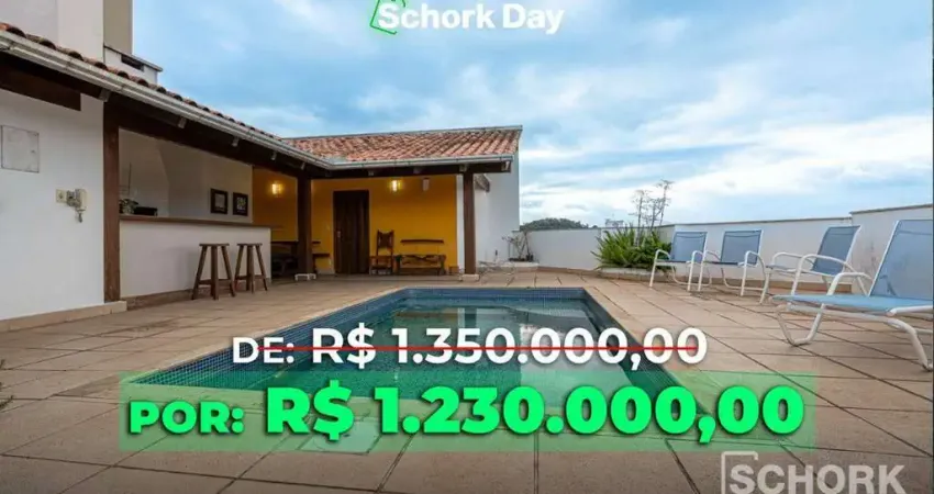Cobertura com 3 dormitórios à venda, 388 m² por r$ 1.230.000,00 - itoupava seca - blumenau/sc