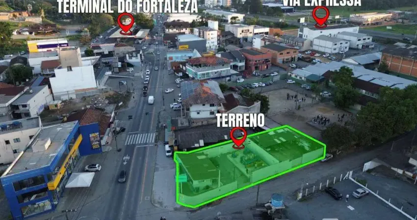 Terreno à venda, 580 m² por R$ 1.378.000,00 - Fortaleza - Blumenau/SC