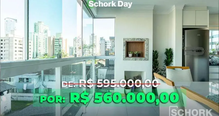 Apartamento com 2 dormitórios à venda, 80 m² por r$ 560.000,00 - velha - blumenau/sc