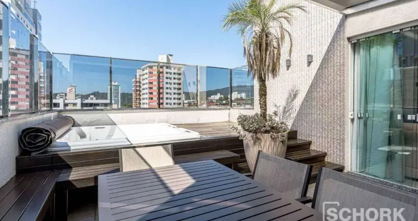 Cobertura com 3 dormitórios à venda, 166 m² por r$ 1.700.000,00 - vila nova - blumenau/sc