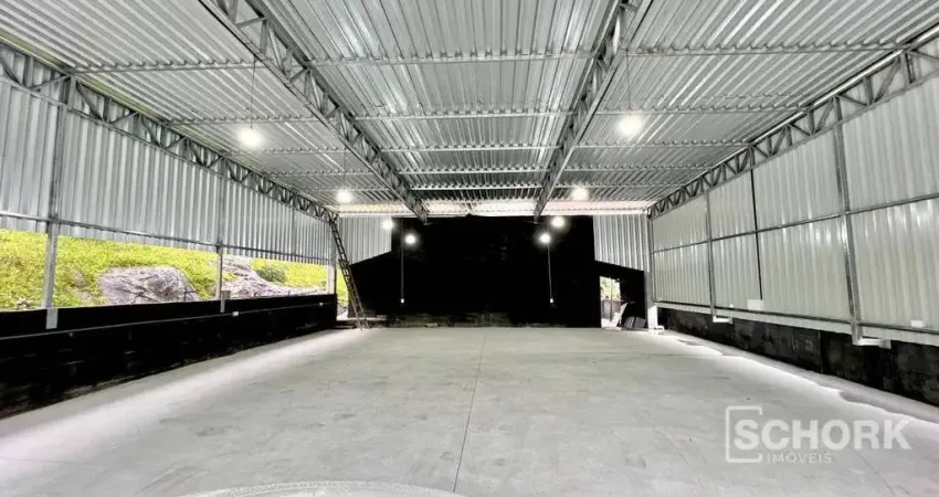 Galpão com casa para alugar, 350 m² por r$ 7.009/mês - itoupavazinha - blumenau/sc